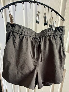 lululemon athletica Black Activewear Shorts with Elastic Waist